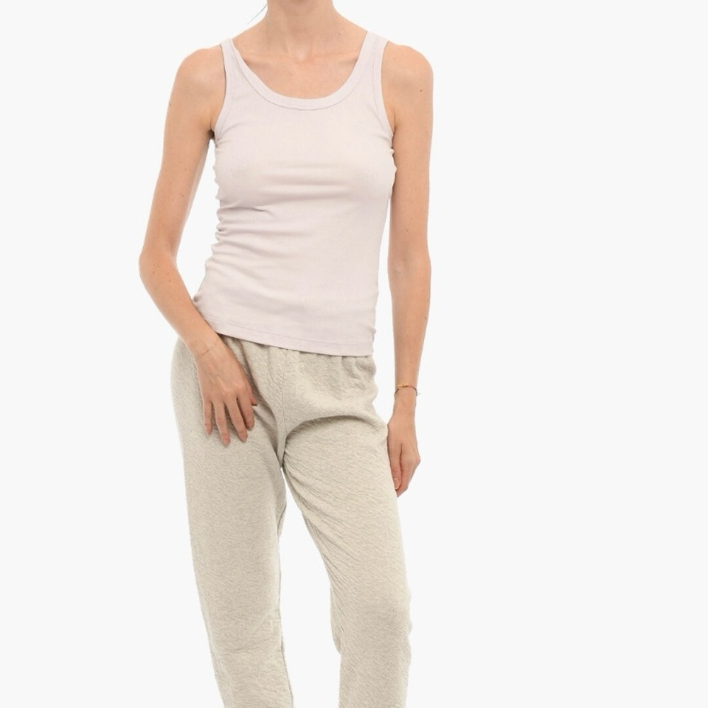 Hanro light pink tank top.